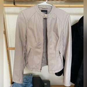 Vegan Leather Moto Jacket